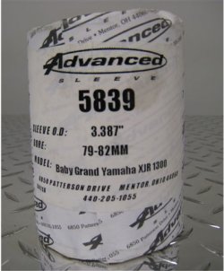 steel sleeve for Yamaha engine