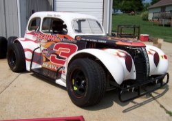 Jimmy Heavlow drive AMS Prepared Legends Cars
